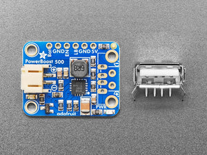 PowerBoost 500 Basic - 5V USB Boost at 500mA from 1.8V+