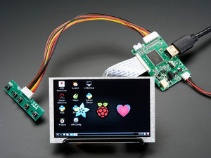 HDMI 4 Pi: 5" Display (No Touch) with Mini Driver - 800x480 HDMI