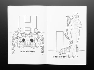 Ladyada's Coloring Book - R is for Robots