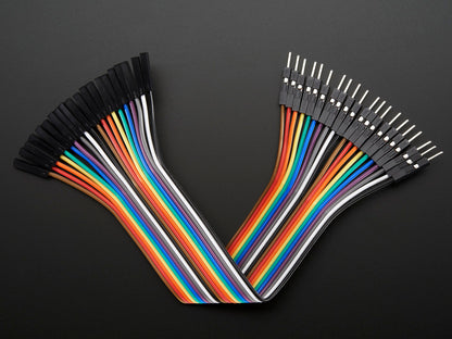Premium Female/Male Extension Jumper Wires - 20 x 6" (150mm)