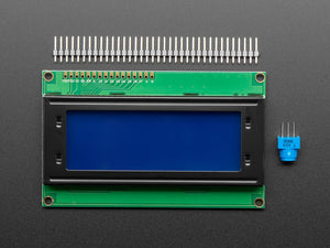 Standard LCD 20x4 Character Display - White on Blue