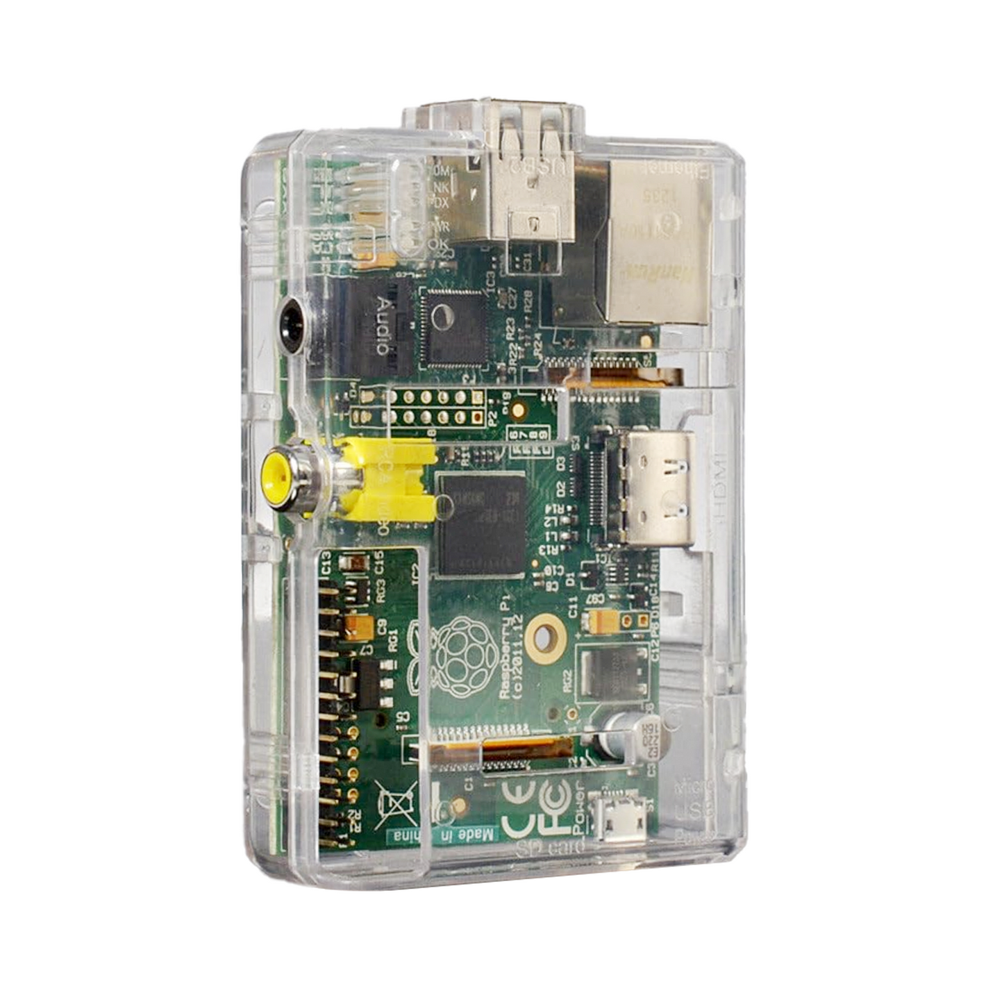 Raspberry Pi Model B Clear Case