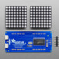 16x8 1.2" LED Matrix+Backpack UltraBright Round YellowGreen LEDs - STEMMA QT / Qwiic