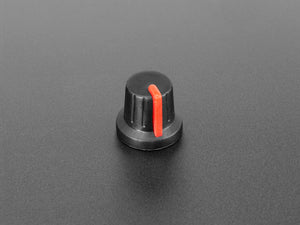 Potentiometer Knob - Soft Touch T18 - Red