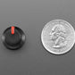 Potentiometer Knob - Soft Touch T18 - Red