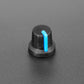 Potentiometer Knob - Soft Touch T18 - Blue