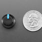 Potentiometer Knob - Soft Touch T18 - Blue