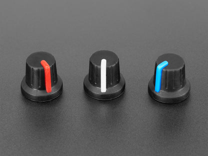 Potentiometer Knob - Soft Touch T18 - Blue