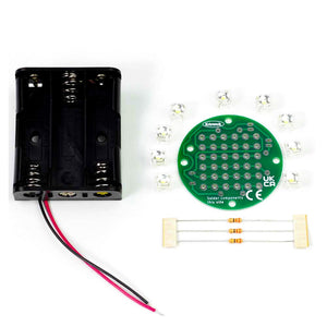 Round 5V LED Matrix Kit - Lamp Kit and Battery Holders (Kit of 30)