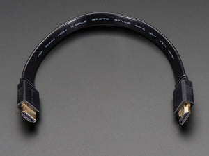 HDMI Flat Cable - 1 Foot / 30cm Long