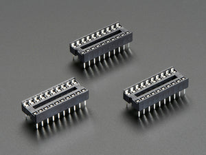 IC Socket for 20-pin 0.3" Chips - Pack of 3