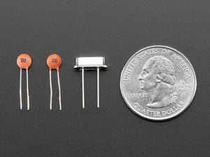 12 MHz Crystal with Two 20pF Capacitors