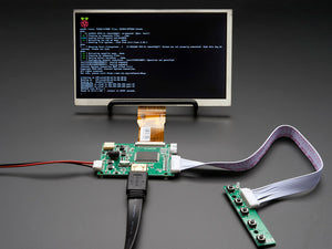 HDMI 4 Pi: 7" Display no Touchscreen 1024x600 with Mini Driver