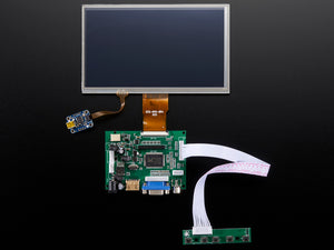 HDMI 4 Pi: 7" Display with Touchscreen 1024x600 - HDMI/VGA/NTSC/PAL