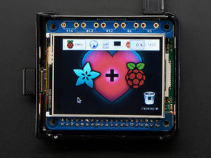 Adafruit PiTFT 2.4" HAT Mini Kit - 320x240 TFT Touchscreen