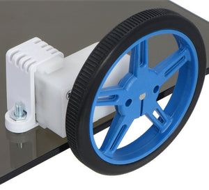 Pololu Mini Plastic Gearmotor Bracket Pair - Tall