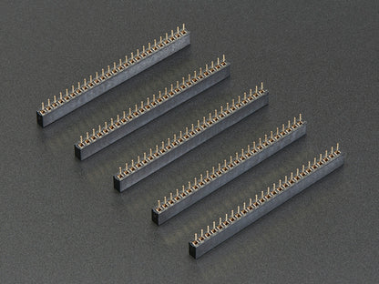 2mm Pitch 25-Pin Female Socket Headers - Pack of 5