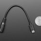 MicroUSB Plug to 5.5/2.1mm DC Barrel Jack Adapter