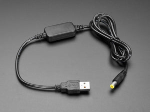 USB to 5.5mm / 2.1mm DC Booster Cable - 12V Output