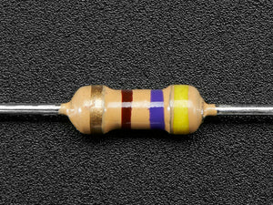 Through-Hole Resistors - 470 ohm 5% 1/4W - Pack of 25