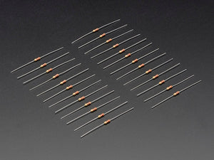 Through-Hole Resistors - 2.2K ohm 5% 1/4W - Pack of 25