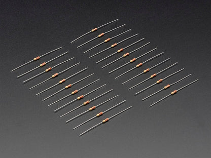 Through-Hole Resistors - 2.2K ohm 5% 1/4W - Pack of 25