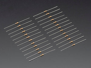 Through-Hole Resistors - 10K ohm 5% 1/4W - Pack of 25