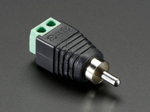 RCA Composite Video Audio Male Plug Terminal Block