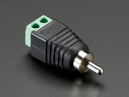 RCA Composite Video Audio Male Plug Terminal Block
