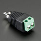 RCA Composite Video Audio Male Plug Terminal Block