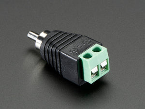 RCA Composite Video Audio Male Plug Terminal Block