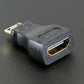 Mini HDMI Plug to Standard HDMI Jack Adapter
