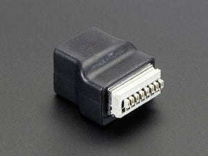 Ethernet RJ45 Female Socket Push-Terminal Block Adapter