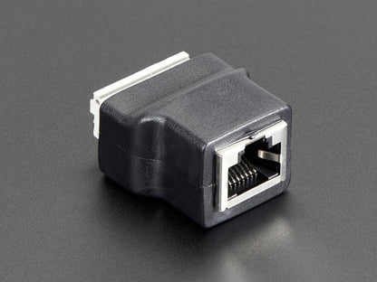 Ethernet RJ45 Female Socket Push-Terminal Block Adapter