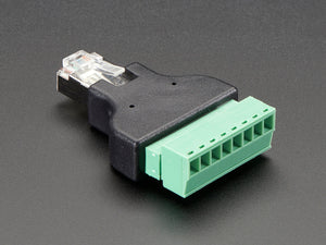 Ethernet RJ45 Male Plug Terminal Block