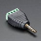 3.5mm (1/8") 4-Pole (TRRS) Audio Plug Terminal Block