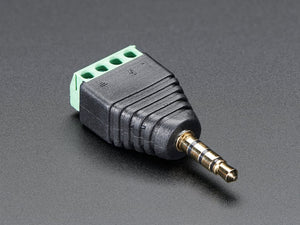 3.5mm (1/8") 4-Pole (TRRS) Audio Plug Terminal Block
