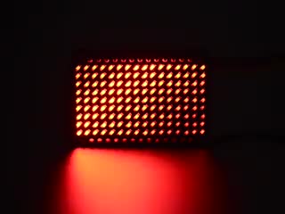 LED Charlieplexed Matrix - 9x16 LEDs - Red