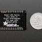 LED Charlieplexed Matrix - 9x16 LEDs - Yellow