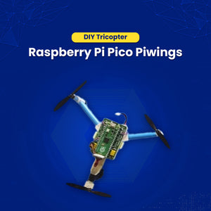 PiWings Tricopter - Innovative Educational Drone Kit with Raspberry Pi Pico Flight Controller