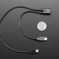 Micro B USB 2-Way Y Splitter Cable