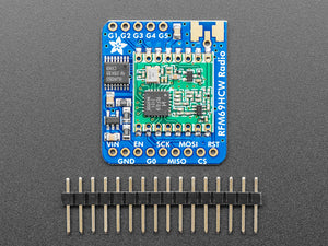 Adafruit RFM69HCW Transceiver Radio Breakout - 868 or 915 MHz - RadioFruit