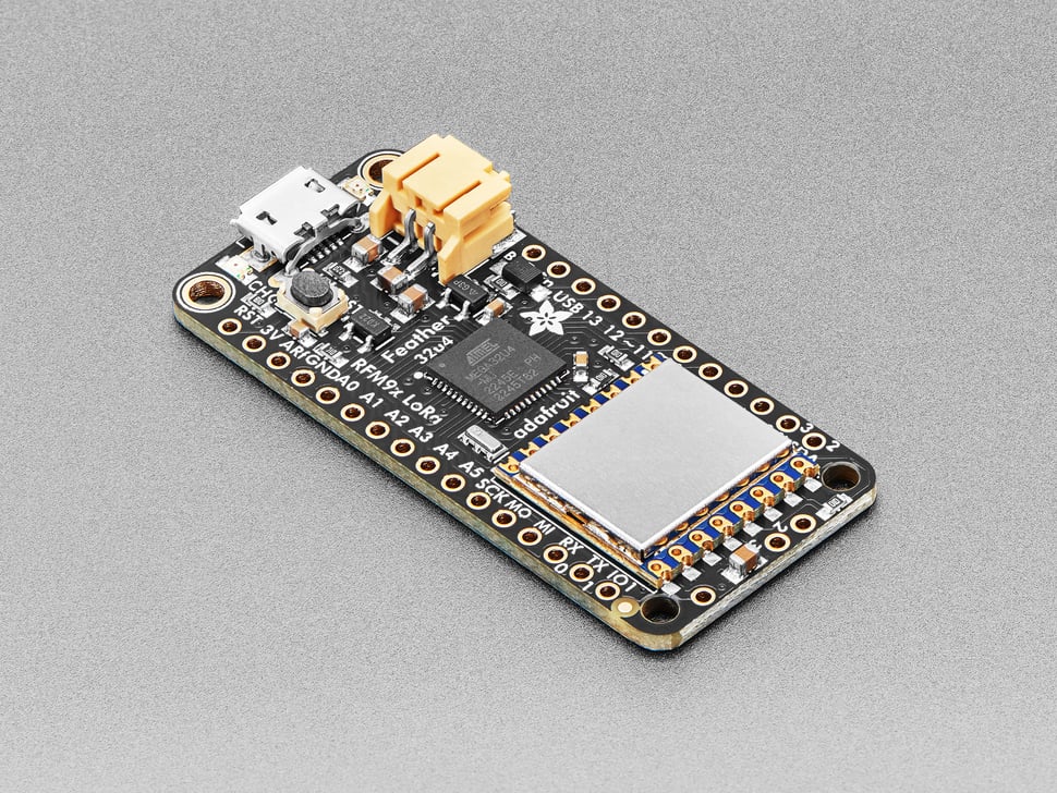 Adafruit Feather 32u4 RFM96 LoRa Radio - 433MHz - RadioFruit
