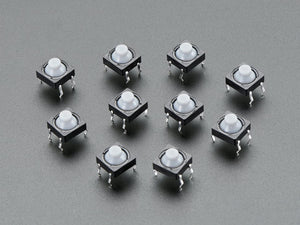 Soft Tactile Button (8mm) x 10 Pack
