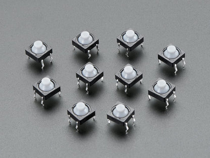 Soft Tactile Button (8mm) x 10 Pack