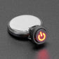 Mini Illuminated Momentary Pushbutton - Red Power Symbol