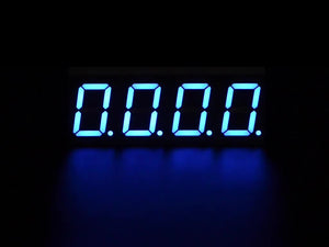 Adafruit 0.56" 4-Digit 7-Segment FeatherWing Display - Blue
