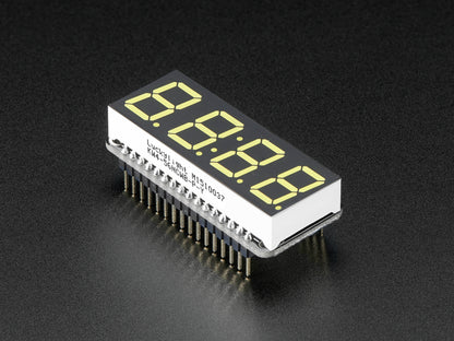 Adafruit 0.56" 4-Digit 7-Segment Display w/ FeatherWing - White