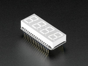 Adafruit 0.56" 4-Digit 7-Segment FeatherWing Display - Yellow - STEMMA QT / Qwiic