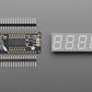 Adafruit 0.56" 4-Digit 7-Segment FeatherWing Display - Yellow - STEMMA QT / Qwiic
